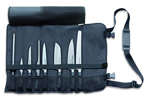 F. DICK Rolltasche Messerset ActiveCut (Messer Basissortiment X30Cr13 Stahl, nichtrostend, 54° HRC) 89094000, 48 cm x 65 cm von F. DICK