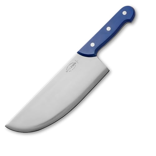 Dick breites Block-Messer 28 cm - Griff blau - zum schneiden und zerteilen von Fleisch oder Rohkost von F. DICK