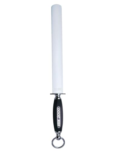F. DICK Wetzstahl, DICK2000 (Schleifstab 28 cm I Feinzug I Messerschärfer extra breit, flach I zusätzlich magnetisiert und verchromt I Made in Germany) 72000280 von F. Dick