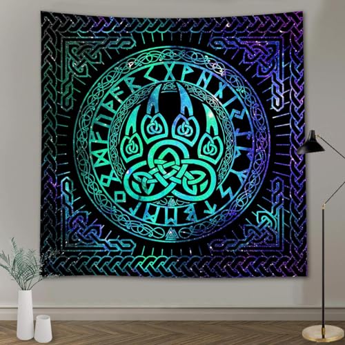 3D Wandbehang Wikinger Runenkunst Böhmisch 230X180 Wandbehang Psychedelic Decke Mikrofaser Polyester Stoff Groß Modern Tapisserie Schlafzimmer Wohnzimmer Wohnheim Wanddeko,K15 3D Wandbehang Wikinger Runenkunst Böhmisch 230X180 Wandbehang Psychedelic Decke Mikrofaser Polyester Stoff Groß Modern Tapisserie Schlafzimmer Wohnzimmer Wohnheim Wanddeko,K15 von DICOINB