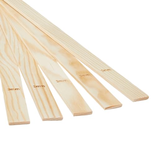 DICOSMETIC 14 Stück Holz Rollführungsstäbe 3 mm Dick Rechteckige Holzstreifen Töpferunterricht Rollführung Keramik Schlammbrett Zubehör 11.82" lang DICOSMETIC 14 Stück Holz Rollführungsstäbe 3 mm Dick Rechteckige Holzstreifen Töpferunterricht Rollführung Keramik Schlammbrett Zubehör 11.82" lang von DICOSMETIC