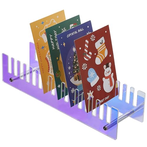 DICOSMETIC 16 Slot Acryl Karten Display Ständer Rechteckige Postkarten Display Rack Bunte Tragbare Karten Display Halter Tischplatte Foto Organizer 32x8.2x7cm DICOSMETIC 16 Slot Acryl Karten Display Ständer Rechteckige Postkarten Display Rack Bunte Tragbare Karten Display Halter Tischplatte Foto Organizer 32x8.2x7cm von DICOSMETIC