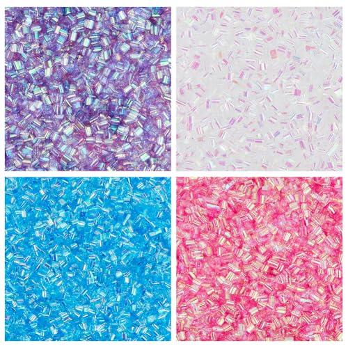 DICOSMETIC 80G 4 Farben Knusprige Bingsu Perlen Irisierende Weiche Strohröhrchenperlen 3D Glitzer Kunststoffperlen Sortiment Knuspriger Schleim Mikroperlen Zubehör 1 Farbe/Beutel DICOSMETIC 80G 4 Farben Knusprige Bingsu Perlen Irisierende Weiche Strohröhrchenperlen 3D Glitzer Kunststoffperlen Sortiment Knuspriger Schleim Mikroperlen Zubehör 1 Farbe/Beutel von DICOSMETIC
