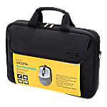 DICOTA Laptoptasche + Optische Maus Value Toploading Kit 15,6 Zoll  Polyester Schwarz 41 x 7 x 29,5 cm von DICOTA