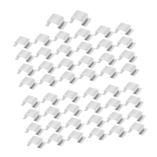 DIDILLX 25/50 Stück Edelstahl Gewächshäuser Glasclip 25 mm x 10 mm x 15 mm Verglasung Reparaturclip für Plattenverstärkung von DIDILLX