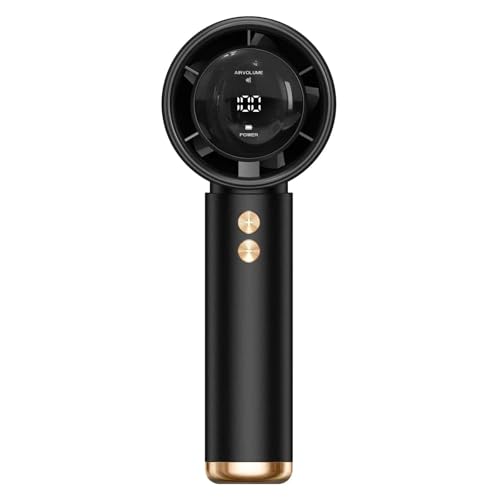 DIDILLX Multifunktionaler Handventilator, effizienter Kühlventilator, 3000 mAh, Textur, geeignet für Reisen, Büro und Außenbereich, ABS-Schreibtischventilator von DIDILLX
