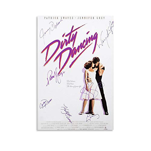 DIDIWEI Dirty Dancing Movie Poster Poster dekorative Malerei Leinwand Wandkunst Wohnzimmer Poster Schlafzimmer Malerei 12x18inch(30x45cm) von DIDIWEI