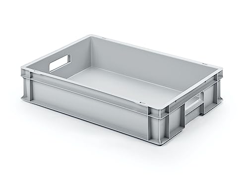 DIE BOX FABRIK Eurobehälter 600x400x120mm - Vielseitige Lösung für effiziente Lagerung und Transport | Lagerbehälter | Transportbehälter von DIE BOX FABRIK