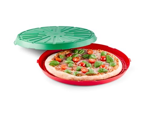 DIE BOX FABRIK Pizzabox Avanti - Mehrwegverpackung/Transportbox für Pizza und andere Lebensmittel | Mehrwegpizzabox to Go | Nachhaltiger Pizzakarton oder Essenstransportbehälter/- Aufbewahrungsbox von DIE BOX FABRIK