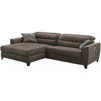 Ecksofa mit Relaxfunktion braun 289 x 184 cm - double-one Die Möbelfundgrube von DIE MÖBELFUNDGRUBE