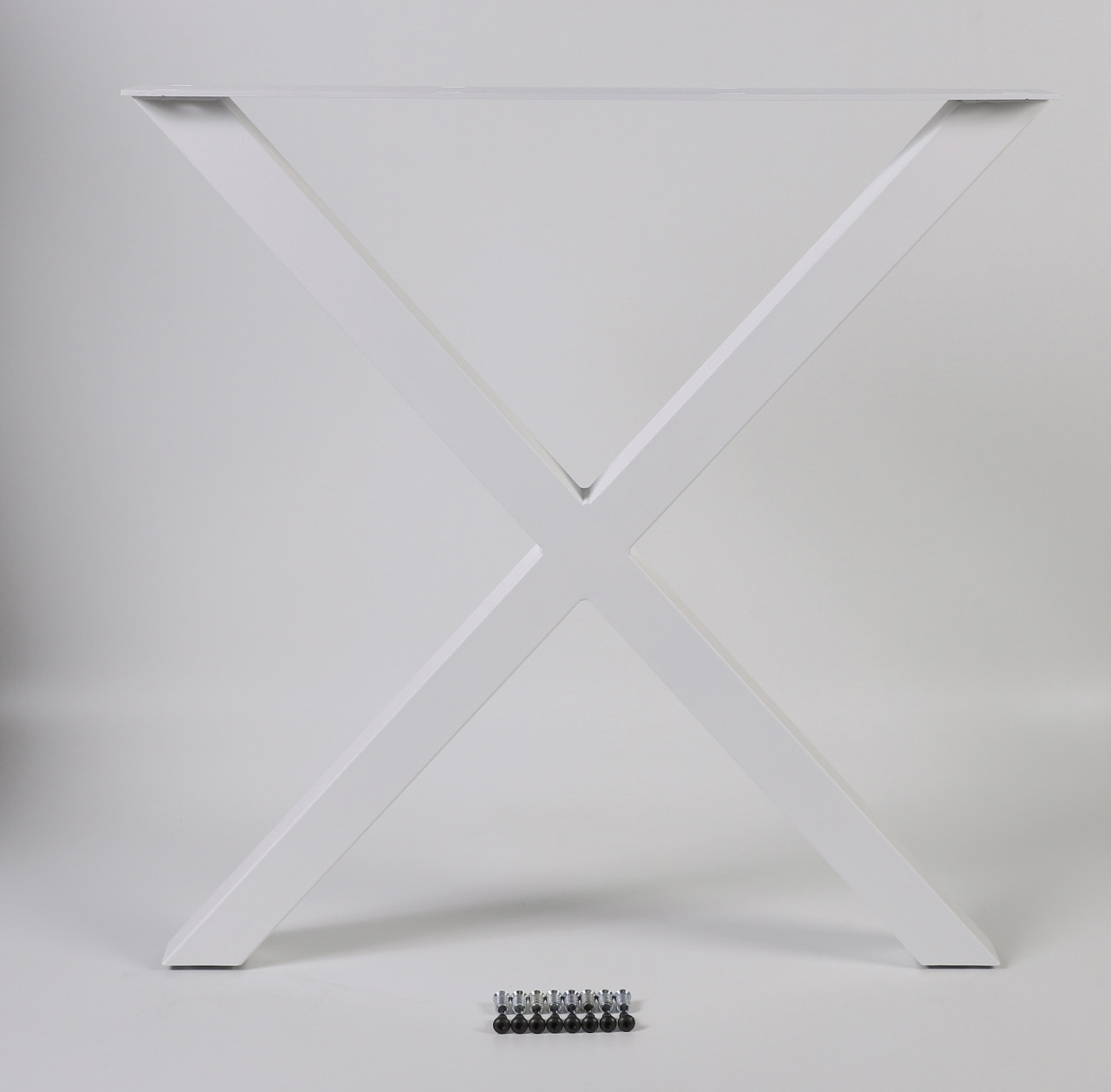 Dieda Tischbein X-Form weiß Maße (L x B x H): 71,0 x 70,0 x 10,0 cm von DIEDA