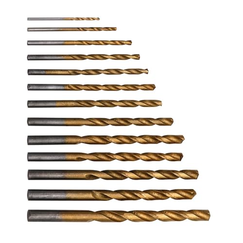 13-teiliges Spiralbohrer-Set aus stabilem legiertem Stahl für präzises Bohren in Holz- und Aluminiumlegierungsstahlbohrern 13-teiliges Spiralbohrer-Set aus stabilem legiertem Stahl für präzises Bohren in Holz- und Aluminiumlegierungsstahlbohrern von DIEKE