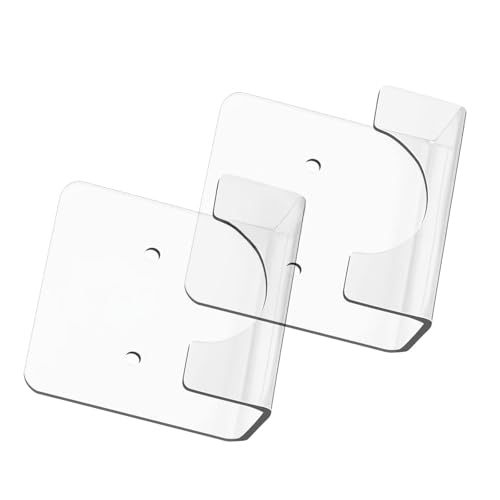2 Stück Acryl Duschstangenhalter Klebehalterung für Bad und Küche ohne Bohren Badezimmerzubehör Heimwerker Hardware 2 Stück Acryl Duschstangenhalter Klebehalterung für Bad und Küche ohne Bohren Badezimmerzubehör Heimwerker Hardware von DIEKE
