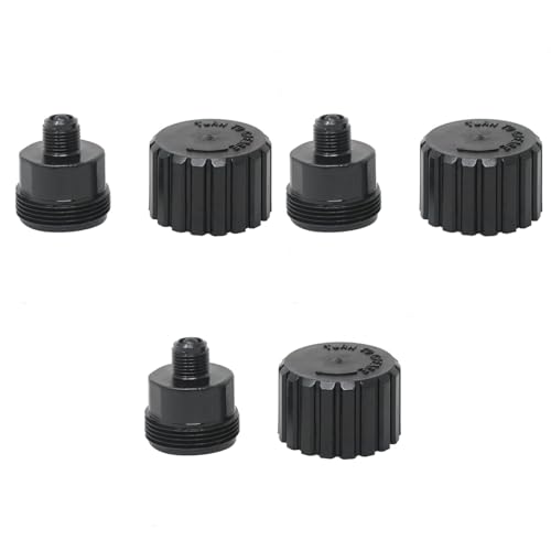 DIEKE 3-teiliges praktisches Schmierbecher-Ersatzset, Fettbecher, PVC-Textur, geeignet für Pool-Spa-Ventile, PVC-Konstruktion, hochtemperaturbeständiges Fett-Set von DIEKE