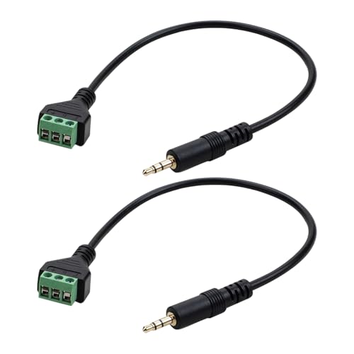 DIEKE 30 Cm 1/8 Zoll TRSS Sound Stecker Bis 3 Pin Klemmen Adapter Für Erweiterte Signale Signale Stabilität Und Einfache Installation Keine Lötstereo Klangadapterkabel DIEKE 30 Cm 1/8 Zoll TRSS Sound Stecker Bis 3 Pin Klemmen Adapter Für Erweiterte Signale Signale Stabilität Und Einfache Installation Keine Lötstereo Klangadapterkabel von DIEKE