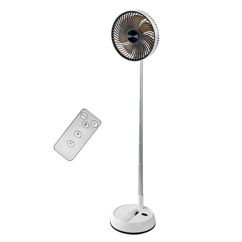 DIEKE Air Cooling Fan Travel Fan Small Desk USB Foldable Travel Storage Quiet Folding Floor Powerful von DIEKE