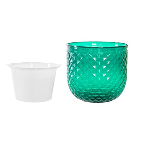 DIEKE Automatischer wasserabsorbierender Blumenbehälter, moderner Hydrokultur-Pflanzgefäß, dekorative Tischplatte, Haus, Garten, Pflanzgefäß, Bewässerungs-Pflanzgefäß DIEKE Automatischer wasserabsorbierender Blumenbehälter, moderner Hydrokultur-Pflanzgefäß, dekorative Tischplatte, Haus, Garten, Pflanzgefäß, Bewässerungs-Pflanzgefäß von DIEKE