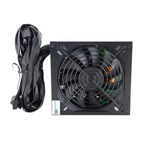DIEKE Hochleistungsrate 550 W Netzteil mit aktivem 12 cm leisem Lüfter für Gaming-PC ATX12 V Computer-Netzteil von DIEKE