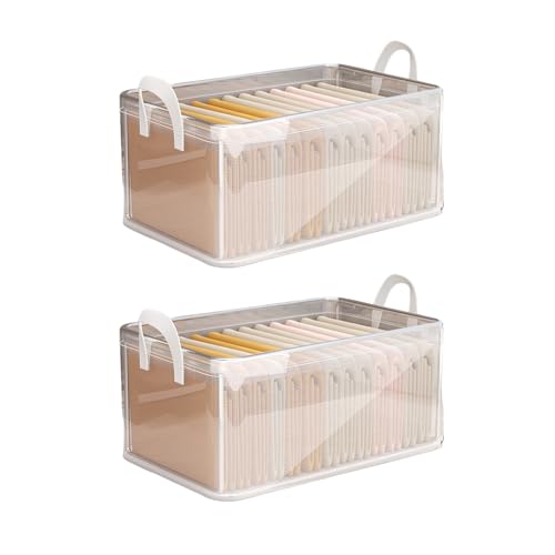 DIEKE Schützende, stabile PVC-Aufbewahrungsbox und klare Designs zur einfachen Identifizierung von Gegenständen, Heimorganisation, tragbare Schutzhülle von DIEKE