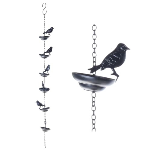 Handgefertigte Regenwasserfangkette mit Kolibri-Motiven für Garten Fallrohr Dekoration und effiziente Entwässerung Dekorative Dachrinne Fallrohr Regenkette Handgefertigte Regenwasserfangkette mit Kolibri-Motiven für Garten Fallrohr Dekoration und effiziente Entwässerung Dekorative Dachrinne Fallrohr Regenkette von DIEKE