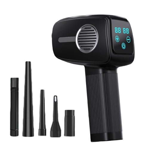 Kabelloses Luftgebläse, wiederaufladbares Gebläse für Elektronik und Heimgebrauch, einstellbare Einstellung und LCD-Display Air Duster von DIEKE