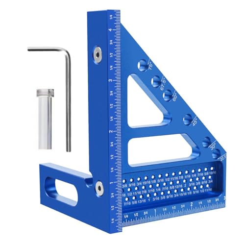 Uprgades Quadratisches Aluminium-Lineal für Holzbearbeitung, mehrere Winkel, Messwerkzeug, Upgrades für Handwerker und Projekte, Fixlochpositionierungswinkel Uprgades Quadratisches Aluminium-Lineal für Holzbearbeitung, mehrere Winkel, Messwerkzeug, Upgrades für Handwerker und Projekte, Fixlochpositionierungswinkel von DIEKE