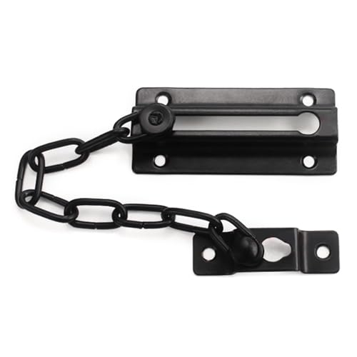 und stabile kaltgewalzte Stahl-Türriegel ohne Loch, geeignet für mehrere Türtypen, Wohnaccessoire, Haussicherheit von DIEKE