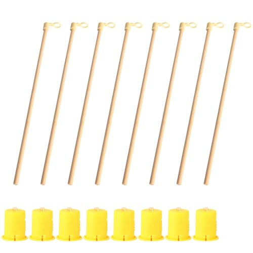 8 PCS Mini LED Lichter und 8 PCS Laternenstab aus Holz, Laternenstab Kinder, Laternenstabs Holz mit LED, Laternenstabs, Geeignet für Halloween, Martinstag, Kinderfeste 8 PCS Mini LED Lichter und 8 PCS Laternenstab aus Holz, Laternenstab Kinder, Laternenstabs Holz mit LED, Laternenstabs, Geeignet für Halloween, Martinstag, Kinderfeste von DIELIANHUA