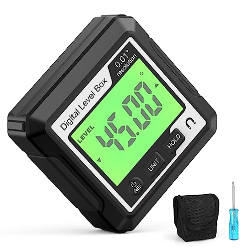 DIERI 3-in-1 magnetischer Neigungsmesser, digitaler Nivellier- und Winkelmesser, vielseitig, 4 x 90° Neigungsmesser, LCD-Display, Dipmeter-Messgerät, 4 Einheiten umschaltbar DIERI 3-in-1 magnetischer Neigungsmesser, digitaler Nivellier- und Winkelmesser, vielseitig, 4 x 90° Neigungsmesser, LCD-Display, Dipmeter-Messgerät, 4 Einheiten umschaltbar von DIERI