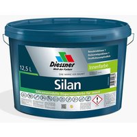 Diessner - Silan Siliconveredelte Dispersionsfarbe Innenfarbe weiß 12,5 Liter von DIESSNER