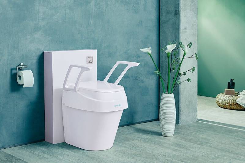 DIETZ® REHA-PRODUKTE Toilettensitzerhöhung Dietz SmartFix Toilettensitzerhöhung 8, 12 oder 15 cm mit Armlehnen von DIETZ® REHA-PRODUKTE