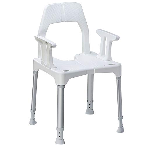Dietz Tayo Duschstuhl mit Rückenlehne und Armlehnen von DIETZ REHA Produkte