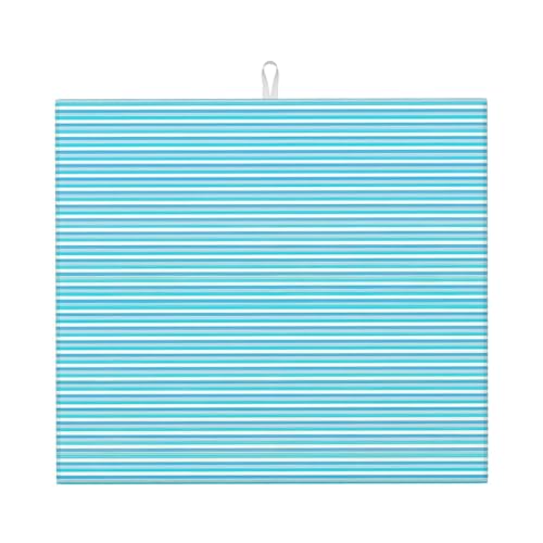 Abtropfmatte mit blauem Streifendruck, niedlich, ästhetisch, saugfähig, Abtropfmatte, leicht zu reinigen Abtropfmatte mit blauem Streifendruck, niedlich, ästhetisch, saugfähig, Abtropfmatte, leicht zu reinigen von DIEzig