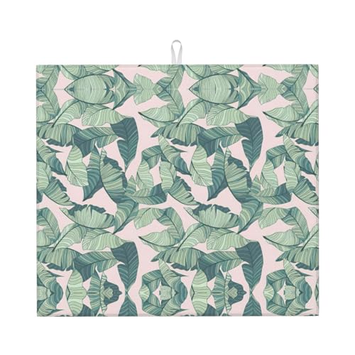 Abtropfmatte mit niedlichem Palmenblätter-Druck, niedliche Abtropfmatte für Küche, ästhetisch, saugfähig, Abtropfmatte, leicht zu reinigen Abtropfmatte mit niedlichem Palmenblätter-Druck, niedliche Abtropfmatte für Küche, ästhetisch, saugfähig, Abtropfmatte, leicht zu reinigen von DIEzig