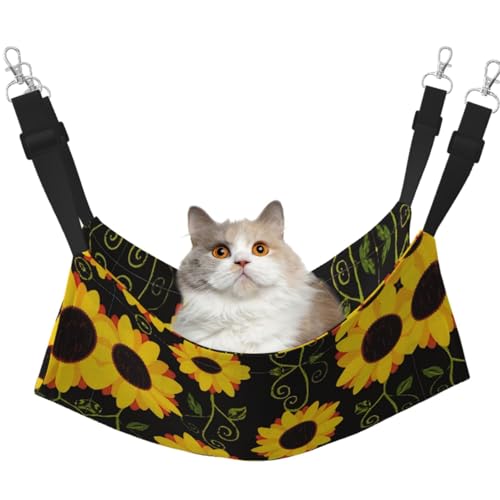DIEzig Hängematte, Blumen-Sonnenblume, mittelgroß, weiches Bett für Kätzchen, Frettchen, Welpen oder kleine Haustiere DIEzig Hängematte, Blumen-Sonnenblume, mittelgroß, weiches Bett für Kätzchen, Frettchen, Welpen oder kleine Haustiere von DIEzig