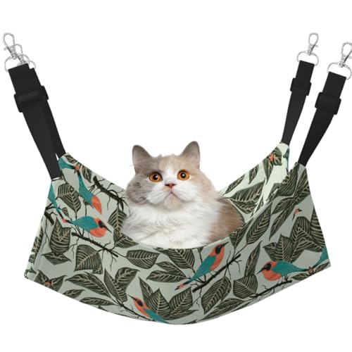 DIEzig Hängematte, tropische Pflanzen, mittelgroß, weiches Bett für Kätzchen, Frettchen, Welpen oder kleine Haustiere DIEzig Hängematte, tropische Pflanzen, mittelgroß, weiches Bett für Kätzchen, Frettchen, Welpen oder kleine Haustiere von DIEzig
