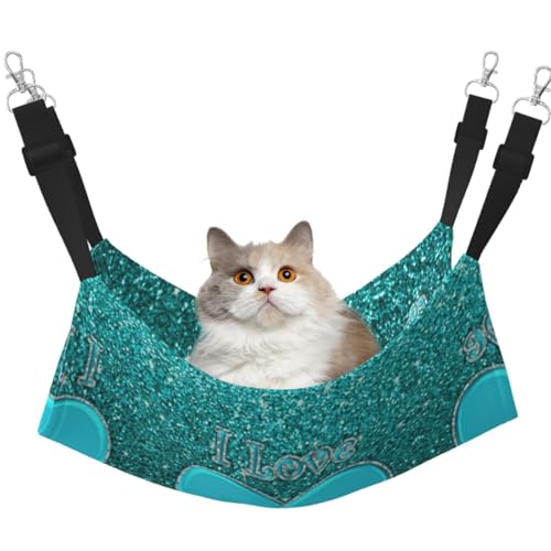 DIEzig I Love Gymnastics Hängematte für Kätzchen, Frettchen, Welpen oder kleine Haustiere, mittelgroß DIEzig I Love Gymnastics Hängematte für Kätzchen, Frettchen, Welpen oder kleine Haustiere, mittelgroß von DIEzig