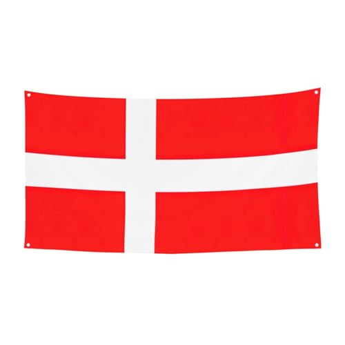 Dänemark-Flagge zum Aufhängen, Halloween-Party-Banner für Feiertage, 1 Stück, ideal für Halloween, Weihnachtsfeiern von DIEzig