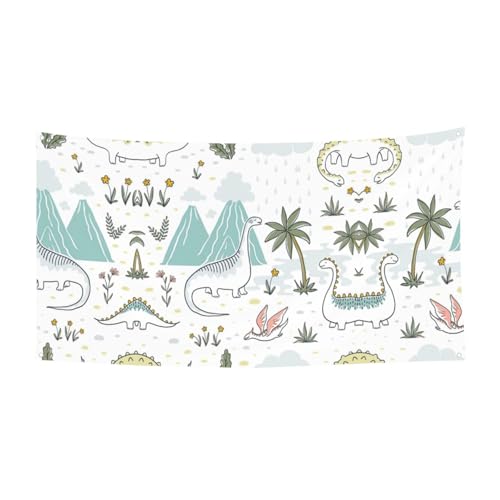 Dinosaurier-Banner zum Aufhängen, Halloween-Party-Banner für Feiertage, 1 Stück, ideal für Halloween-Weihnachtsfeiern von DIEzig