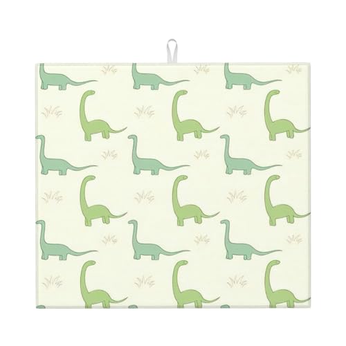 Dinosaurier-Druck, niedliche Abtropfmatte für Küche, ästhetisch, saugfähig, Abtropfmatte, Küchenabtropfmatte, leicht zu reinigen Dinosaurier-Druck, niedliche Abtropfmatte für Küche, ästhetisch, saugfähig, Abtropfmatte, Küchenabtropfmatte, leicht zu reinigen von DIEzig