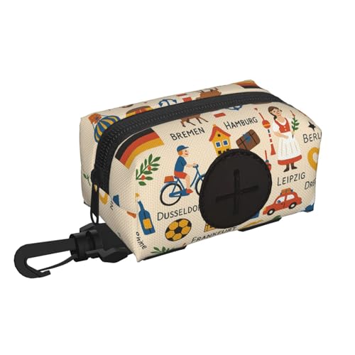 Germany Cultural Symbols Illu Holloween Hundekotbeutelhalter, Haustierkothalter und Spender, Haustier-Zubehör von DIEzig