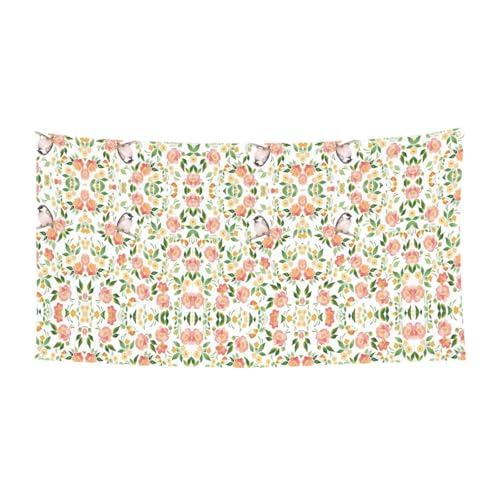 Halloween-Party-Banner mit Blumen- und Vogeldruck, ideal für Halloween, Weihnachtsfeiern, 1 Stück Halloween-Party-Banner mit Blumen- und Vogeldruck, ideal für Halloween, Weihnachtsfeiern, 1 Stück von DIEzig
