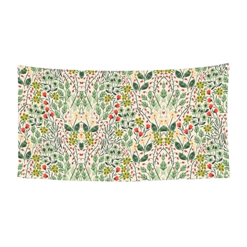 Halloween-Party-Banner mit Rosen-Druck, zum Aufhängen, für Feiertage, 1 Stück, ideal für Halloween-Weihnachtsfeiern von DIEzig