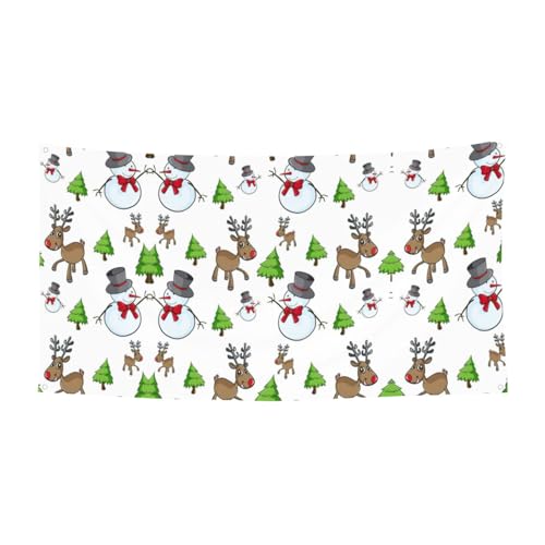 Halloween-Partybanner zum Aufhängen, Aufschrift "Merry Christmas", ideal für Halloween, Weihnachtsfeiern, 1 Stück von DIEzig