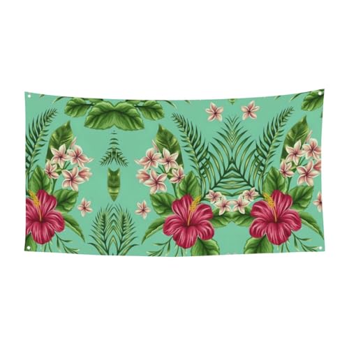 Hawaiianische tropische Blätter, Blumen, zum Aufhängen, Halloween-Party-Banner für Feiertage, 1 Stück, ideal für Halloween-Weihnachtsfeiern Hawaiianische tropische Blätter, Blumen, zum Aufhängen, Halloween-Party-Banner für Feiertage, 1 Stück, ideal für Halloween-Weihnachtsfeiern von DIEzig