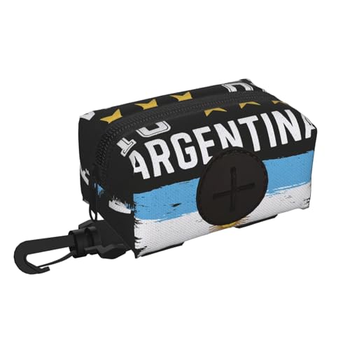 Hundekotbeutelhalter mit Argentinien-Flagge, 2 Stück von DIEzig