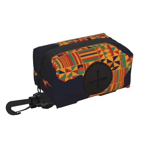 Hundekotbeutelhalter mit afrikanischen Textilmustern, Hundekotbeutelhalter und Spender, Haustierzubehör von DIEzig