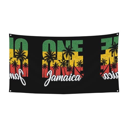 Jamaika-Palmendruck, hängende Halloween-Party-Banner für Feiertage, 1 Stück, ideal für Halloween-Weihnachtsfeiern von DIEzig