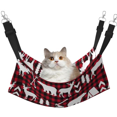 Kuh Hirsch Baum Weihnachten Medium Käfig Hängematte Hängematte, weiches Bett für Kätzchen, Frettchen, Welpen oder kleine Haustiere Kuh Hirsch Baum Weihnachten Medium Käfig Hängematte Hängematte, weiches Bett für Kätzchen, Frettchen, Welpen oder kleine Haustiere von DIEzig