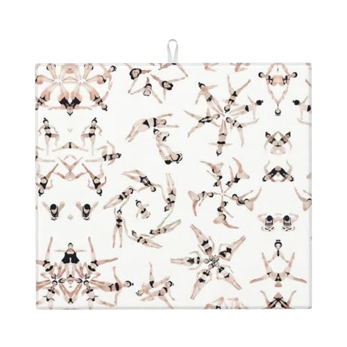 Niedliche Abtropfmatte für Küche, ästhetisch, saugfähig, Abtropfmatte, leicht zu reinigen Niedliche Abtropfmatte für Küche, ästhetisch, saugfähig, Abtropfmatte, leicht zu reinigen von DIEzig